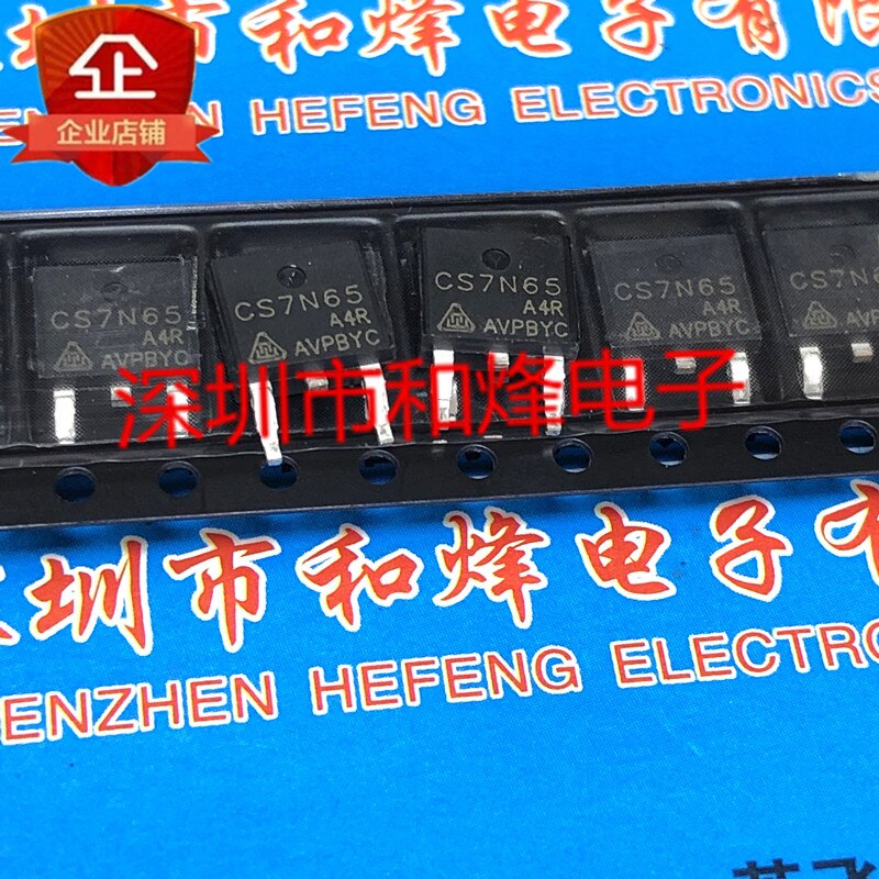 30pcs  ǰ CS7N65A4R TO-252 650V 7A